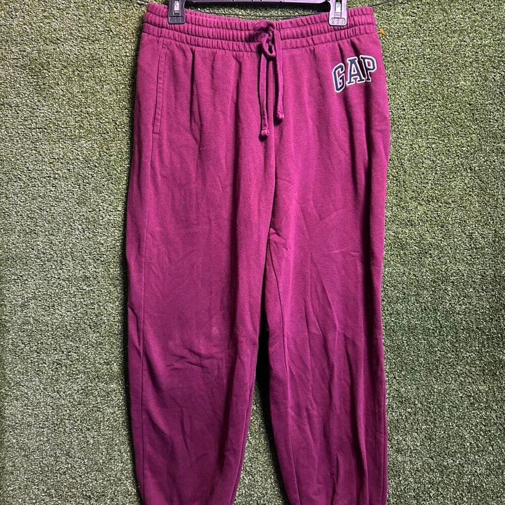 Gap Men's Burgundy and Purple Joggers-tracksuits